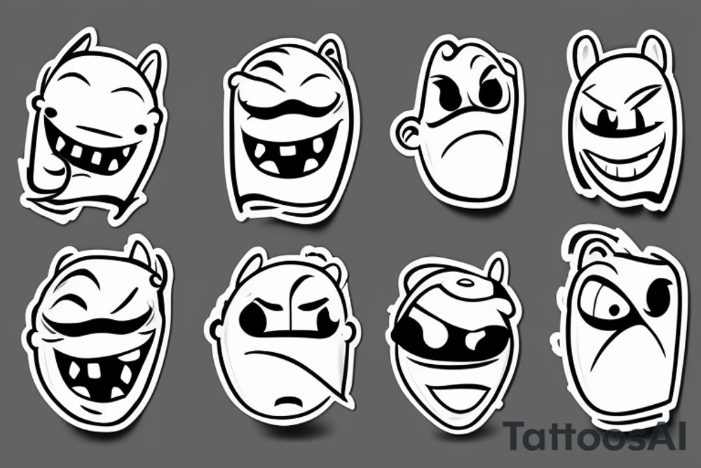 Troll face tattoo idea
