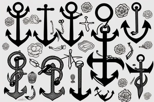 Anchor about my dad tattoo idea