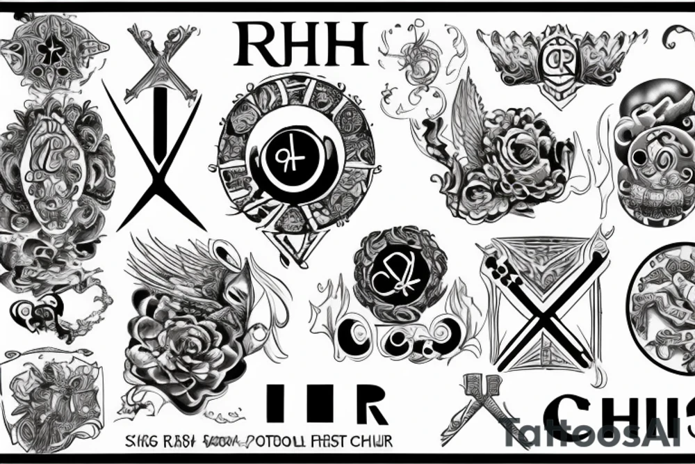 chi rho tattoo idea