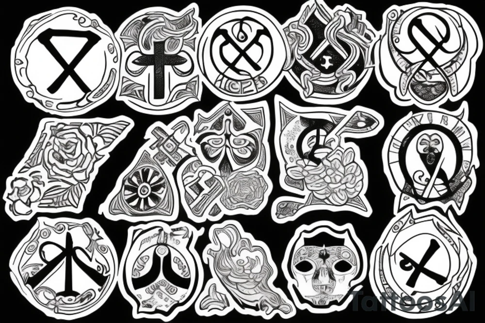 chi rho tattoo idea