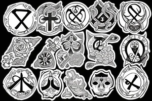 chi rho tattoo idea