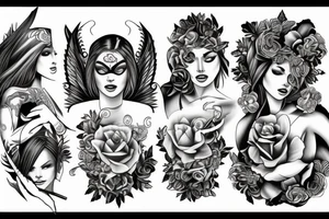 Justicia tattoo idea