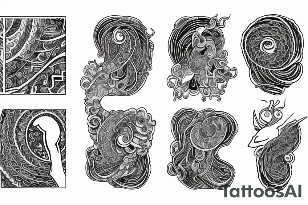 Spiral,horse , london tattoo idea