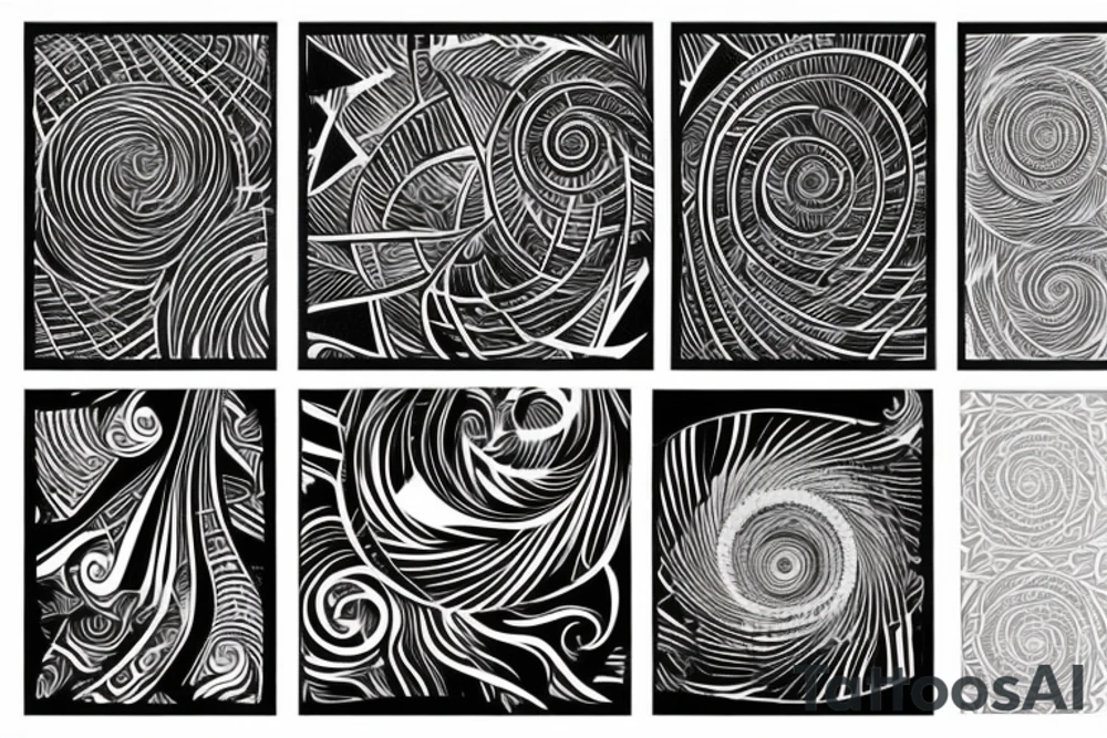 Spiral tattoo idea