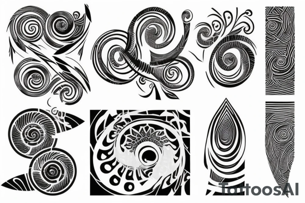 Spiral tattoo idea