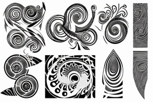 Spiral tattoo idea