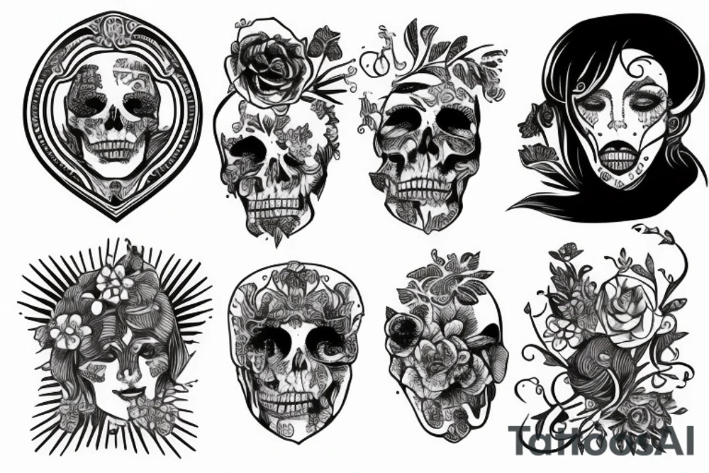 Latające wieloryby tattoo idea