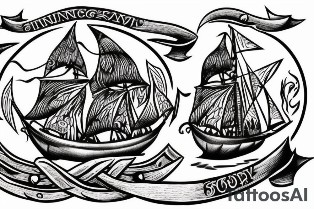 two viking brothers looking at a ship in the distance tattoo idea two viking brothers looking at a ship in the distance tattoo idea