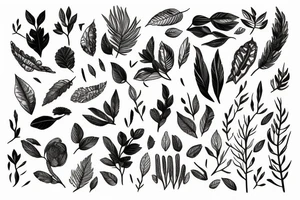 Humans connected to nature tattoo idea