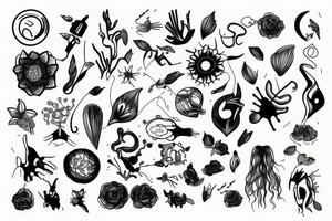 Humans connected tattoo idea