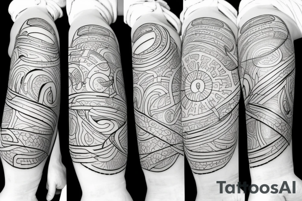Human connection tattoo idea