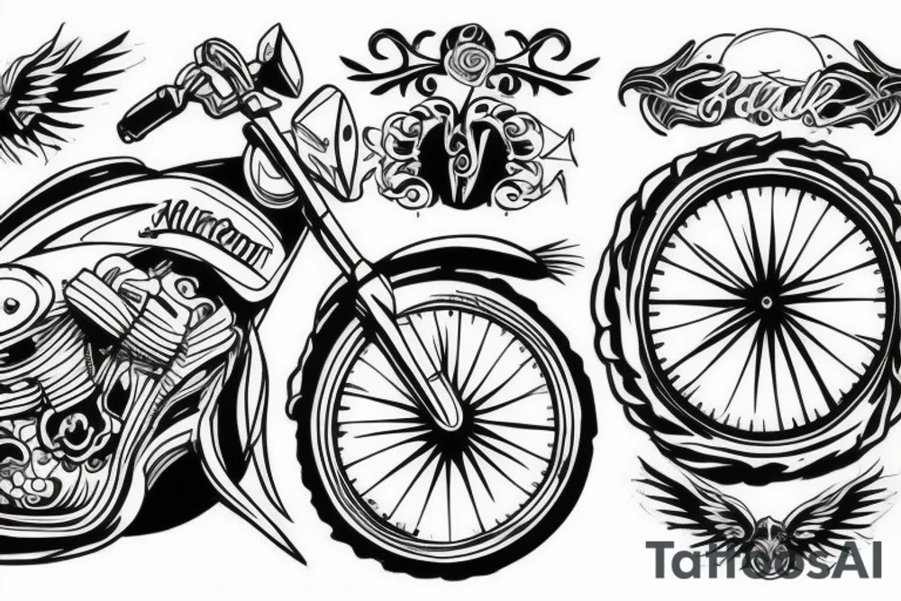 Biker tattoo idea
