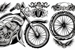 Biker tattoo idea