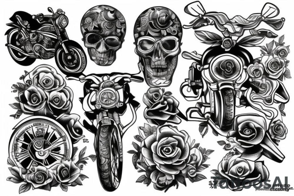 Biker tattoo idea