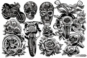 Biker tattoo idea