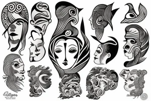 Human connection tattoo idea
