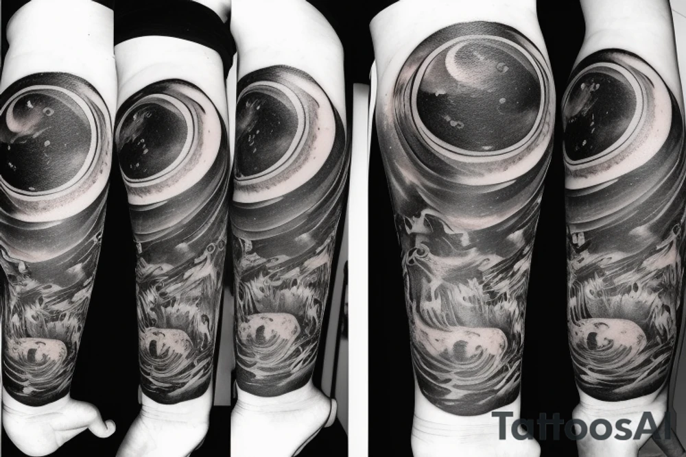 Interstellar blackhole tattoo idea