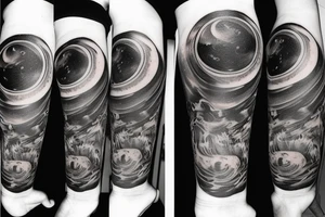 Interstellar blackhole tattoo idea