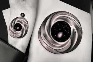 Interstellar blackhole tattoo idea