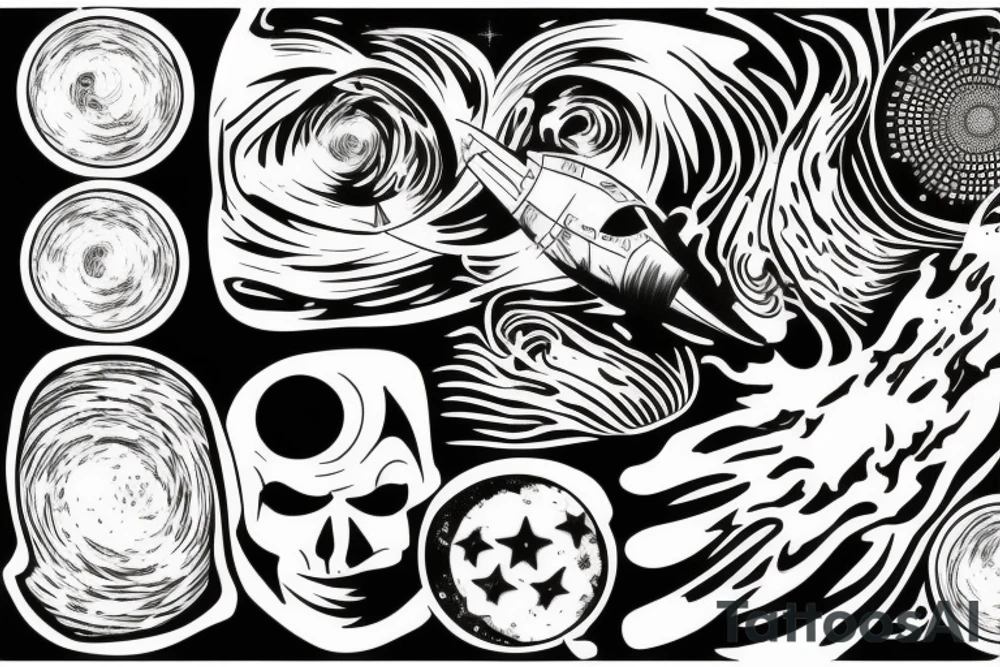 Interstellar blackhole tattoo idea