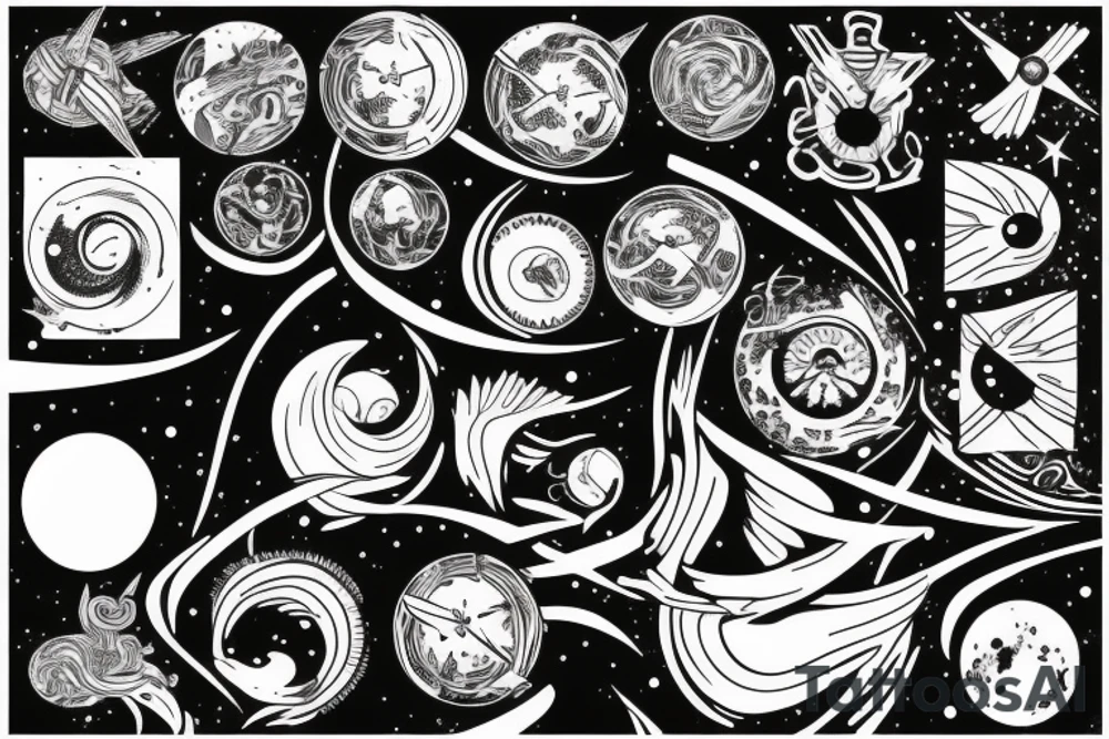 Interstellar blackhole tattoo idea