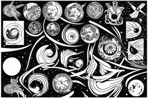 Interstellar blackhole tattoo idea