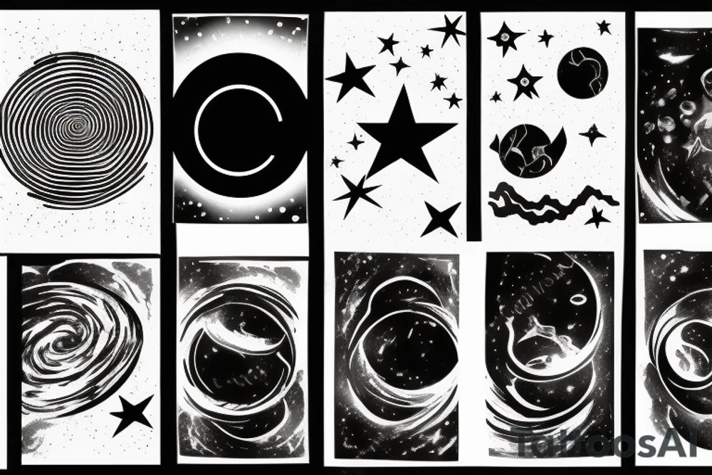 Interstellar blackhole tattoo idea