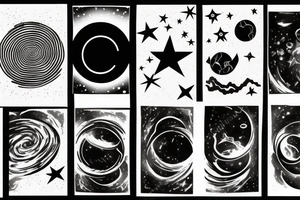 Interstellar blackhole tattoo idea
