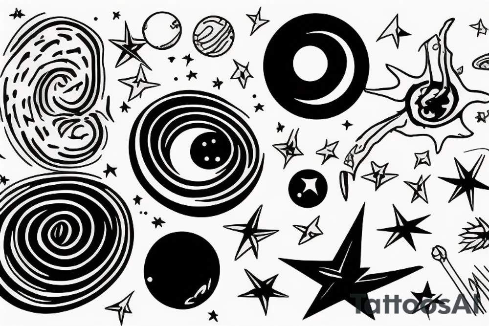 Interstellar blackhole tattoo idea