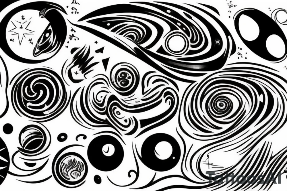 Interstellar blackhole tattoo idea