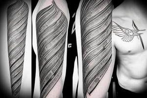 Paper plane tattoo idea