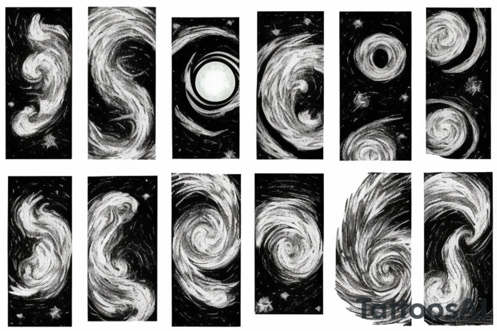 Interstellar blackhole tattoo idea