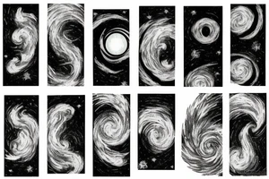 Interstellar blackhole tattoo idea