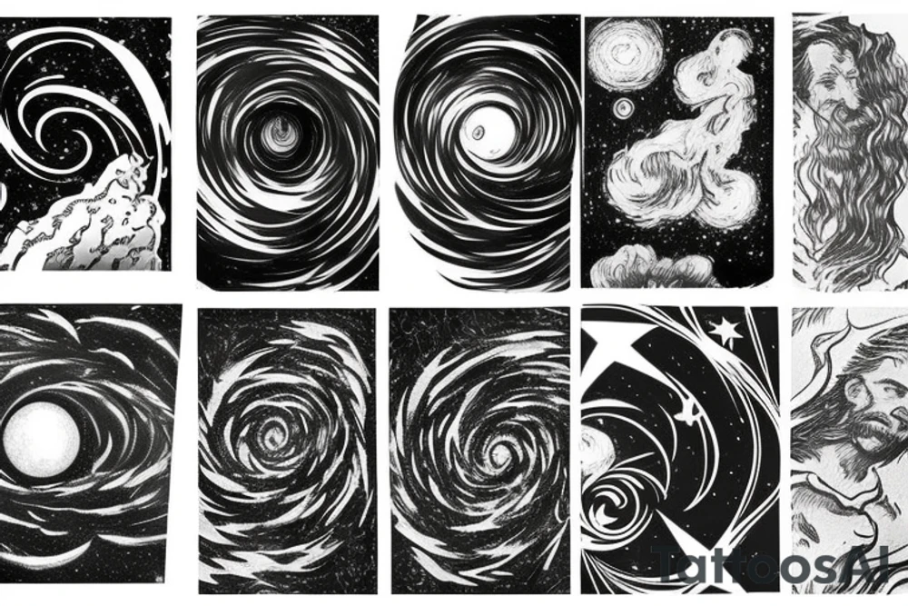 Interstellar blackhole tattoo idea