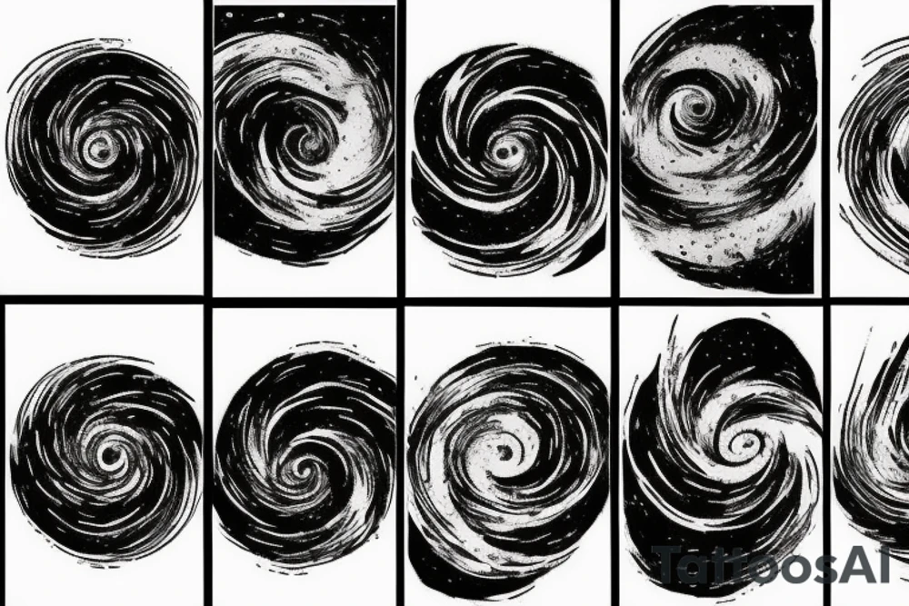 Interstellar blackhole tattoo idea