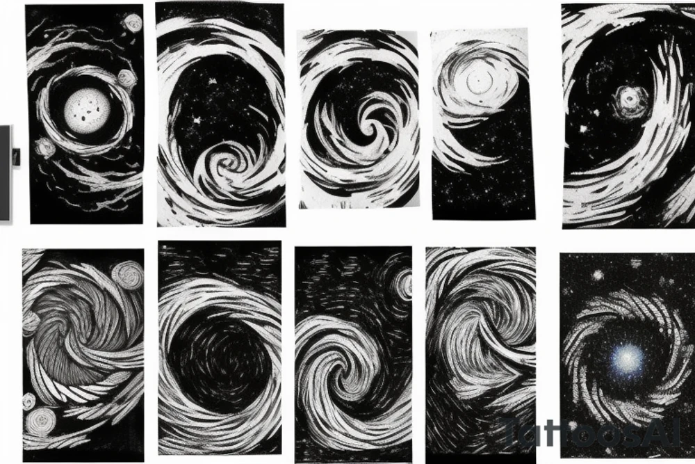 Interstellar blackhole tattoo idea