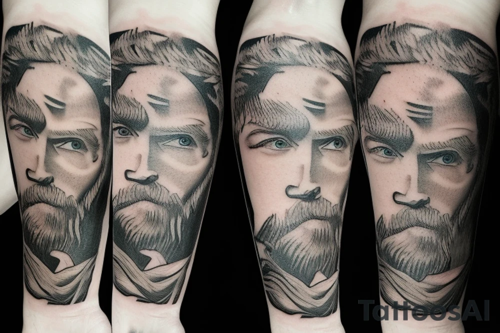 Humans and nature tattoo idea