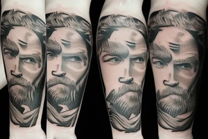 Humans and nature tattoo idea