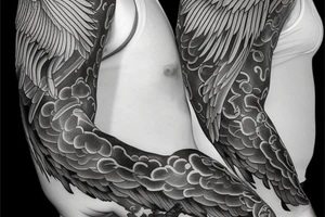 flying Phoenix tattoo idea
