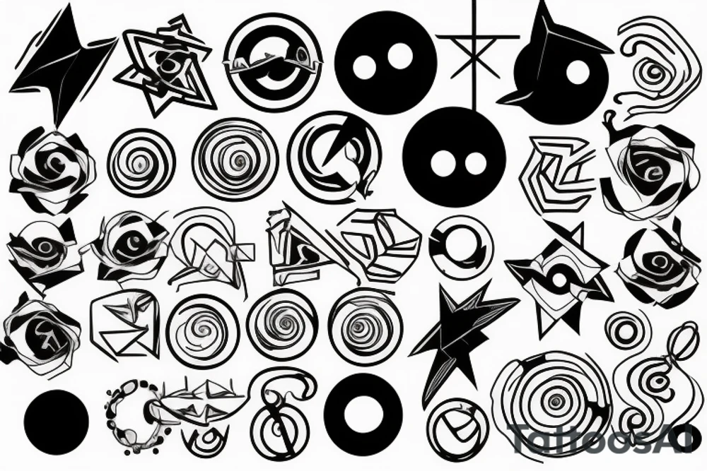 Black hole tattoo idea