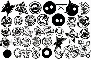 Black hole tattoo idea