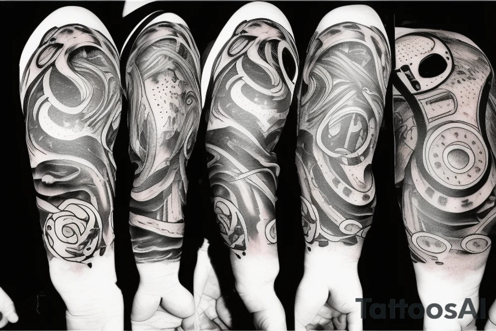 Black hole tattoo idea