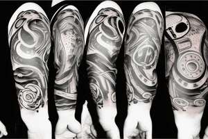 Black hole tattoo idea