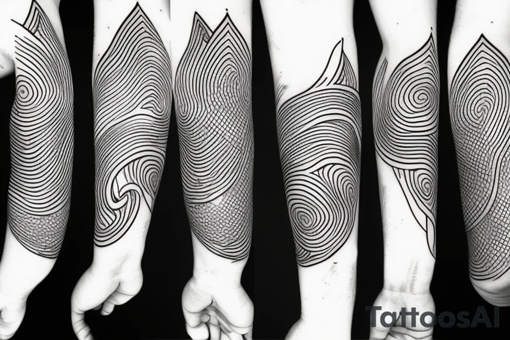 nature music tattoo idea