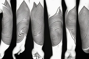 nature music tattoo idea