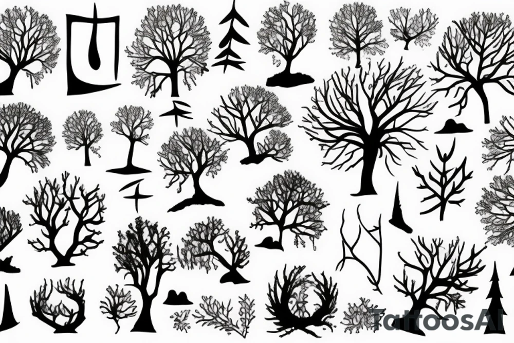 tree space tattoo idea
