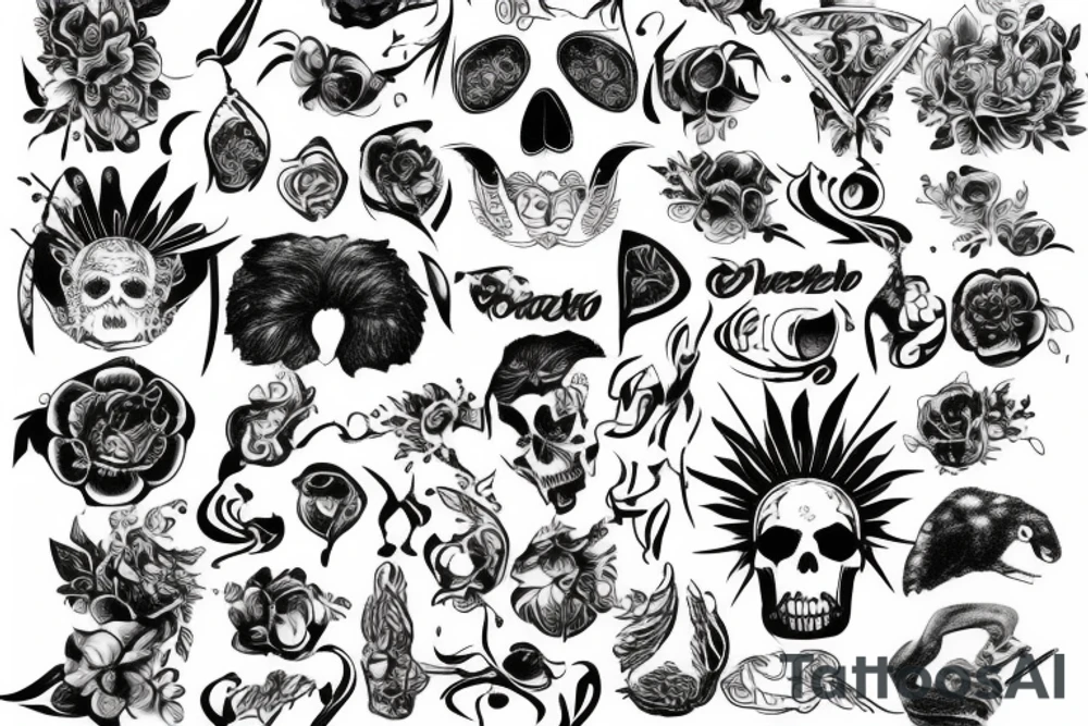 anioł w obłokach tattoo idea