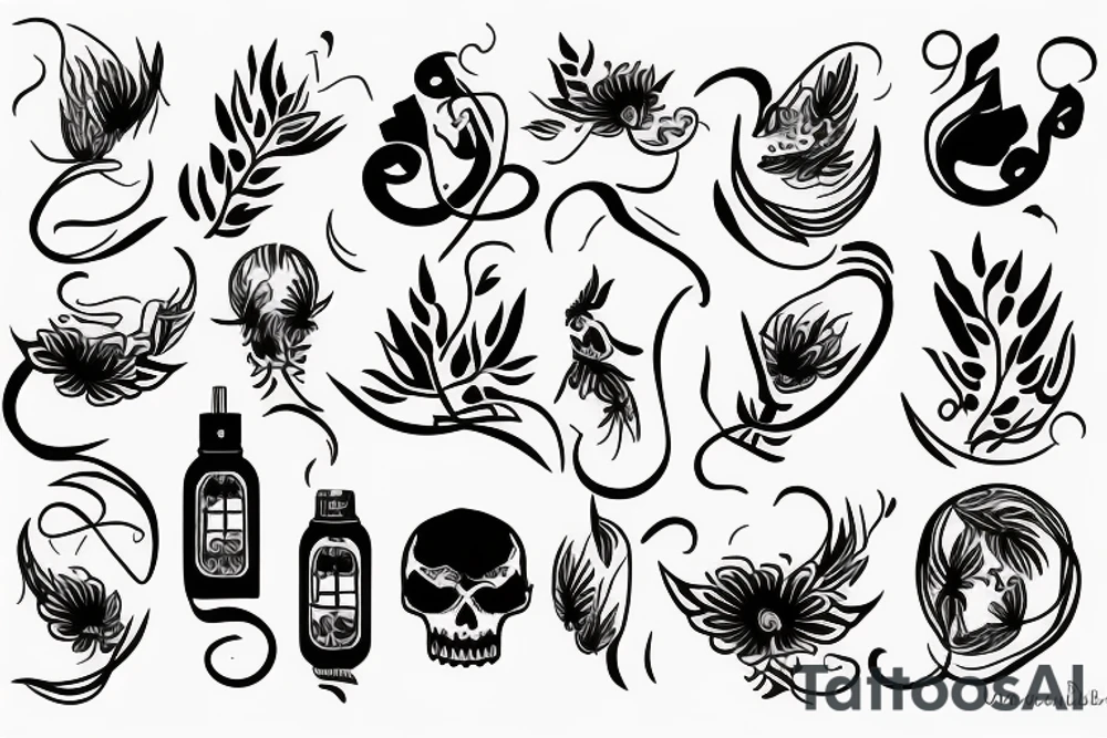 Friend group called unapproachables tattoo idea