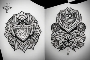 Leo love virgo sign tattoo idea