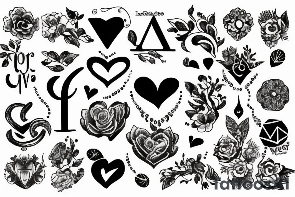 Leo love virgo sign tattoo idea